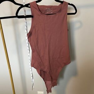 Reformation Dusty Rose Sleeveless Bodysuit